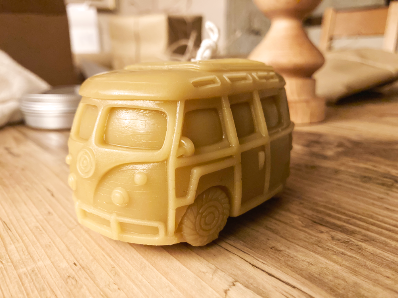 camper van beeswax model
