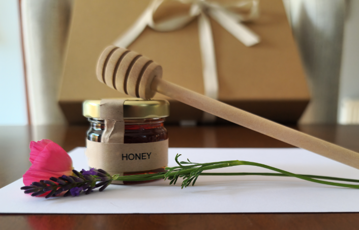 Sample jar taif rose honey