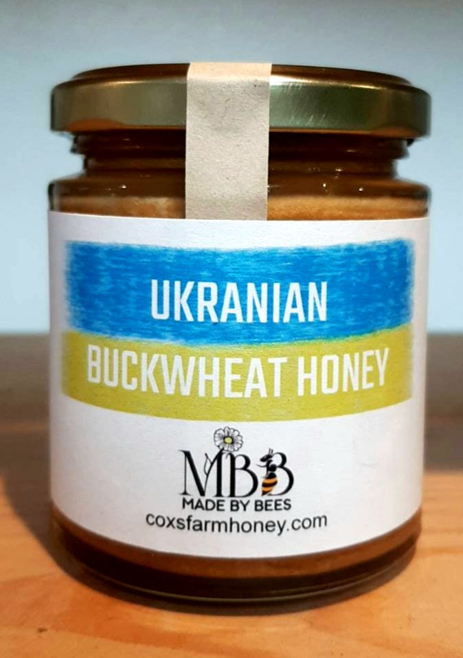 Jar of Ukranian Buckwheat Honey